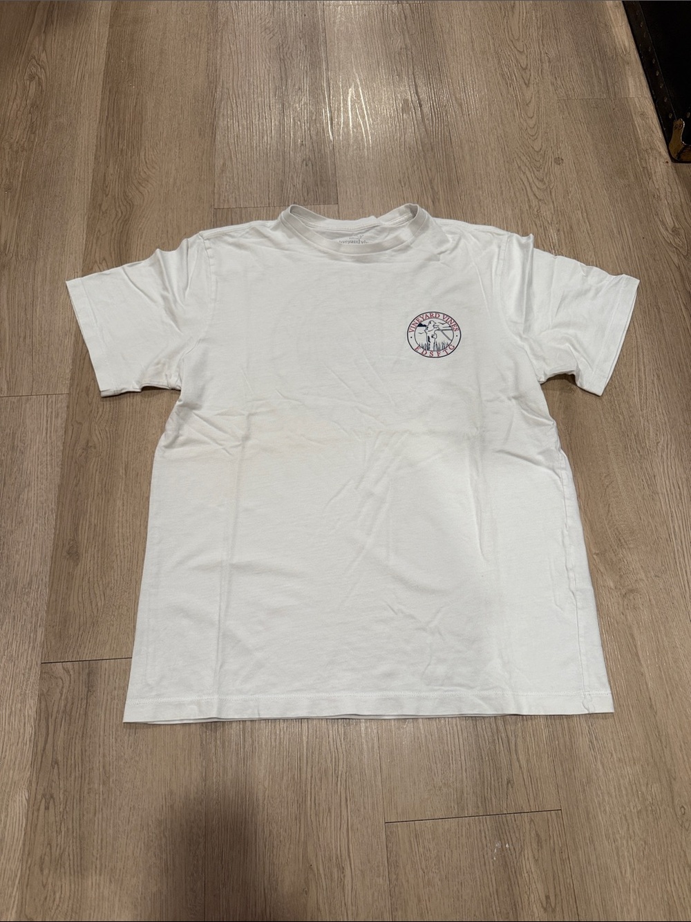 Men’s Vineyard Vines White Graphic Short-Sleeve Tee